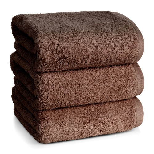 Ręcznik 70x140 500g 100% Bawełna Basic2 Brązowy Eurofirany