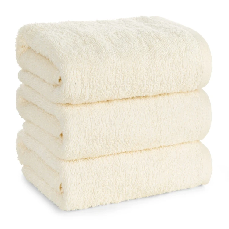 Ręcznik 70x140 500g 100% Bawełna Basic2 Kremowy Eurofirany
