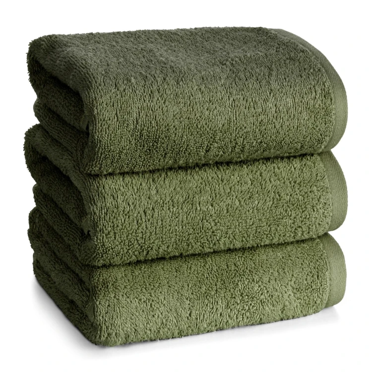 Ręcznik 70x140 500g 100% Bawełna Basic2 Oliwkowy Eurofirany