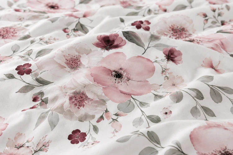 Pościel 160x200 + 2 Poszewki 100% Bawełna P1474 Harmony Collection Famitex