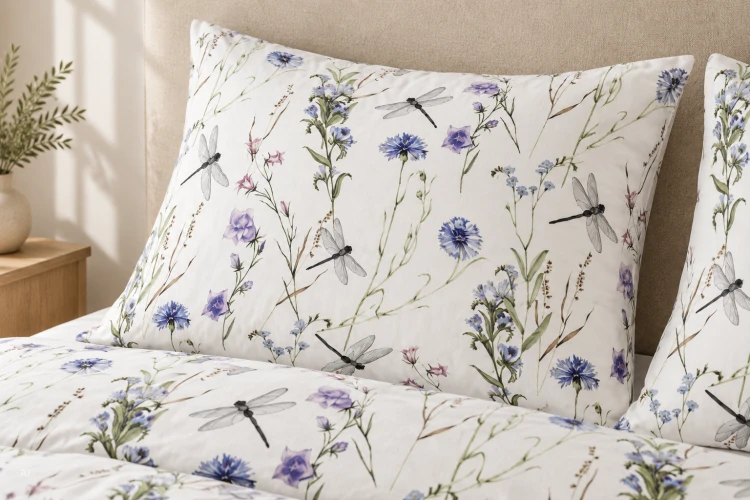 Pościel 160x200 + 2 Poszewki 100% Bawełna P1705 Harmony Collection Famitex