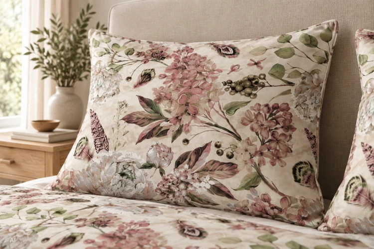 Pościel 160x200 + 2 Poszewki 100% Bawełna P1953 Harmony Collection Famitex