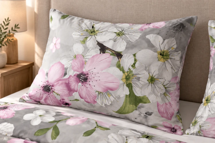 Pościel 160x200 + 2 Poszewki 100% Bawełna P1918 Harmony Collection Famitex