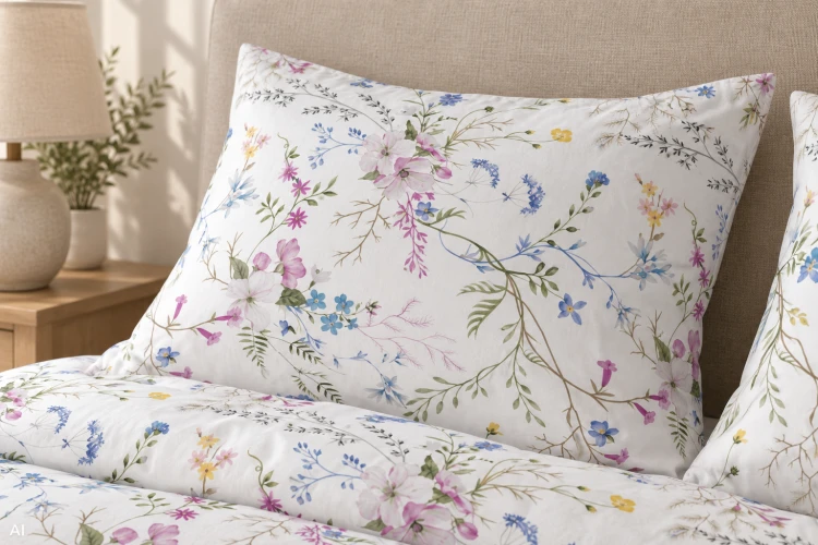 Pościel 160x200 + 2 Poszewki 100% Bawełna P1677 Harmony Collection Famitex
