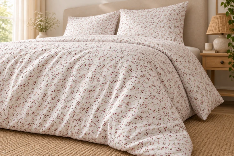 Pościel 160x200 + 2 Poszewki 100% Bawełna P1281 Harmony Collection Famitex