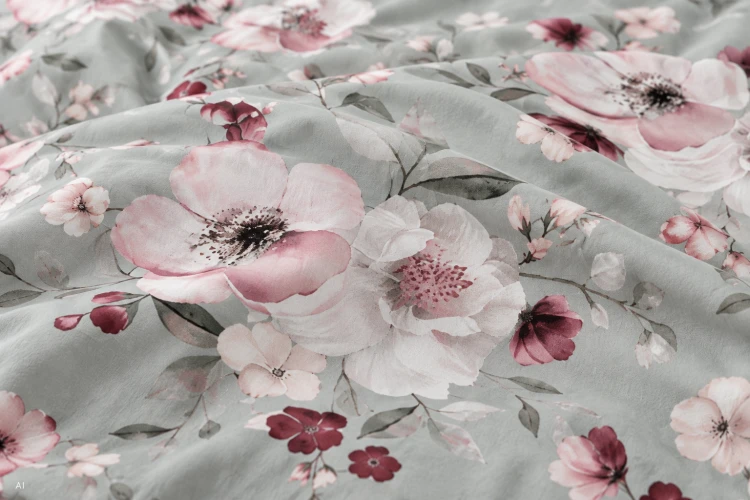 Pościel 160x200 + 2 Poszewki 100% Bawełna P1475 Harmony Collection Famitex