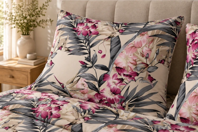 Pościel 160x200 + 2 Poszewki 100% Bawełna P1618 Harmony Collection Famitex