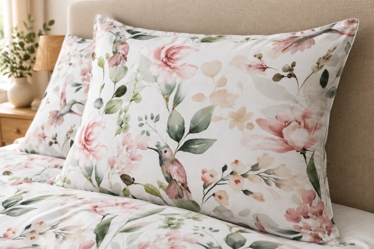 Pościel 160x200 + 2 Poszewki 100% Bawełna P1699 Harmony Collection Famitex