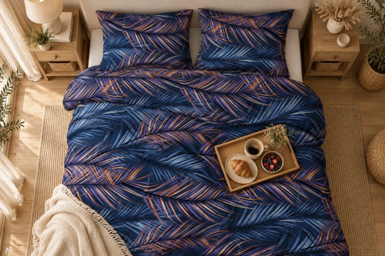 Pościel 160x200 + 2 Poszewki 100% Bawełna P1730 Harmony Collection Famitex