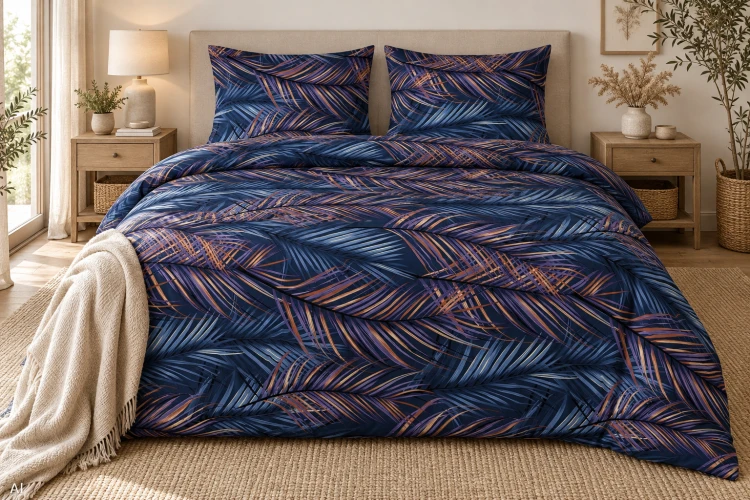 Pościel 160x200 + 2 Poszewki 50x70 100% Bawełna P1730 Harmony Collection Famitex