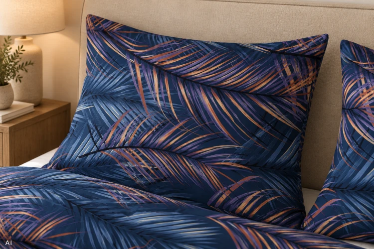 Pościel 150x200 + 2 Poszewki 50x60 100% Bawełna P1730 Harmony Collection Famitex