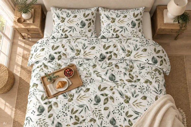 Pościel 160x200 + 2 Poszewki 50x70 100% Bawełna P1749 Harmony Collection Famitex