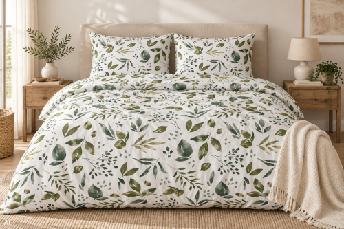 Pościel 150x200 + 2 Poszewki 50x60 100% Bawełna P1749 Harmony Collection Famitex