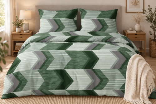 Pościel 160x200 + 2 Poszewki 100% Bawełna P1837 Harmony Collection Famitex