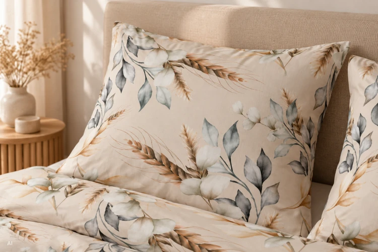 Pościel 160x200 + 2 Poszewki 50x70 100% Bawełna P1897 Harmony Collection Famitex