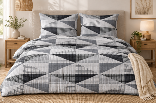 Pościel 160x200 + 2 Poszewki 100% Bawełna P1915 Harmony Collection Famitex