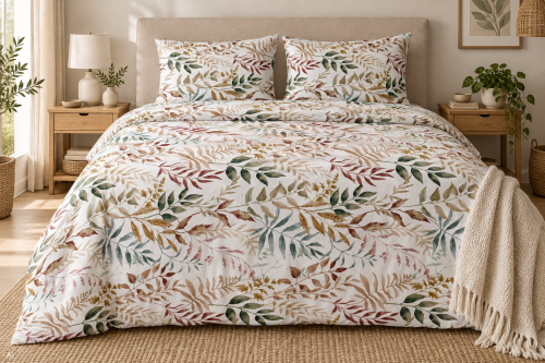 Pościel 150x200 + 2 Poszewki 50x60 100% Bawełna P1939 Harmony Collection Famitex