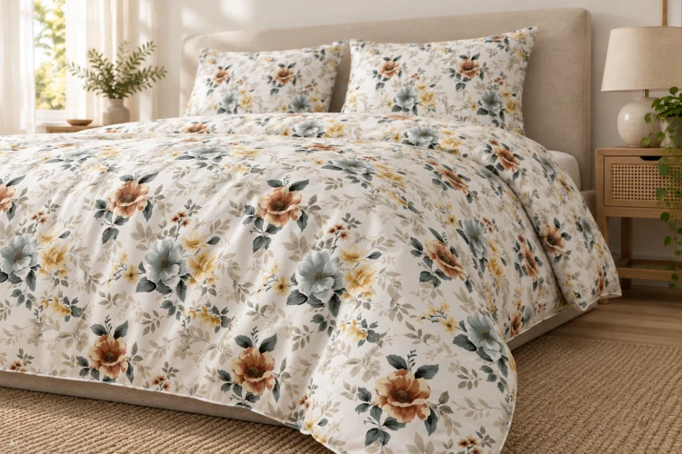 Pościel 160x200 + 2 Poszewki 100% Bawełna P2014 Harmony Collection Famitex
