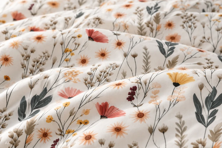 Pościel 200x200 + 2 Poszewki 100% Bawełna P2087 Harmony Collection Famitex