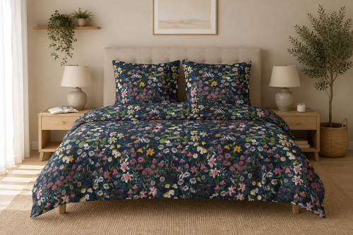 Pościel 160x200 + 2 Poszewki 100% Bawełna P2102 Harmony Collection Famitex