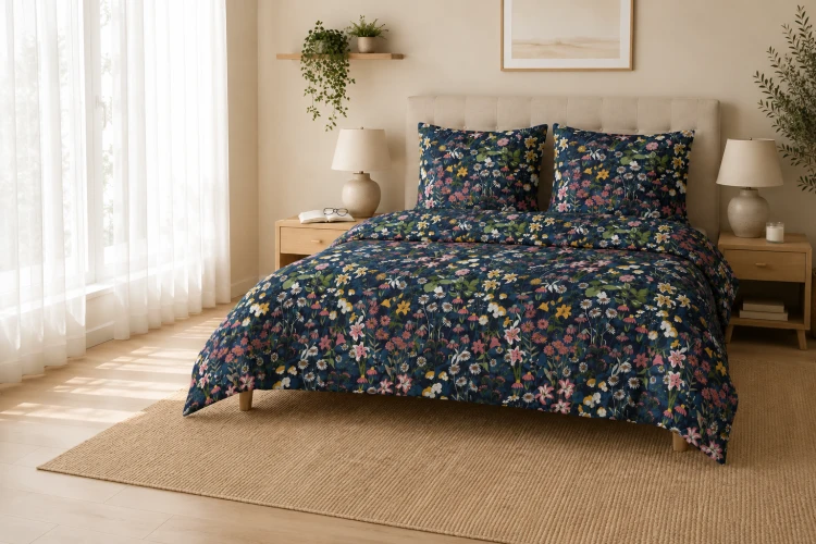 Pościel 160x200 + 2 Poszewki 100% Bawełna P2102 Harmony Collection Famitex