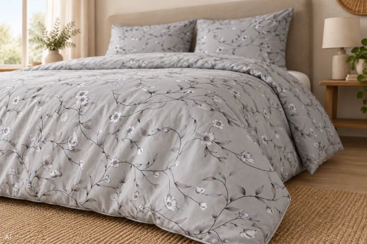 Pościel 160x200 + 2 Poszewki 100% Bawełna P2055 Harmony Collection Famitex
