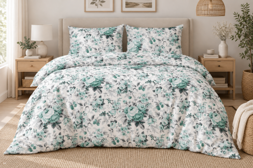 Pościel 160x200 + 2 Poszewki 50x70 100% Bawełna P1054 Harmony Collection Famitex
