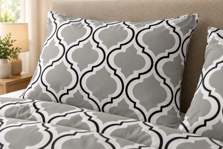 Pościel 160x200 + 2 Poszewki 50x70 100% Bawełna P1354 Harmony Collection Famitex