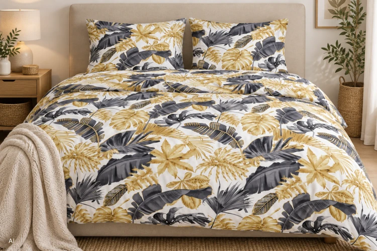 Pościel 160x200 + 2 Poszewki 50x70 100% Bawełna P1495 Harmony Collection Famitex