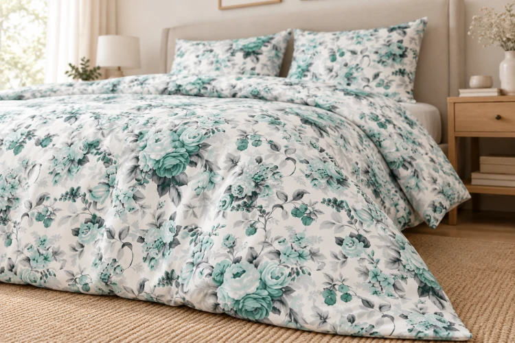 Pościel 150x200 + 2 Poszewki 50x60 100% Bawełna P1054 Harmony Collection Famitex