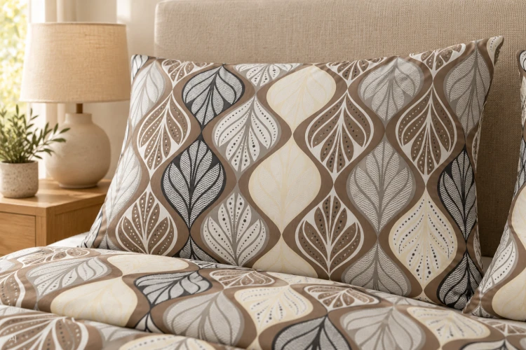 Pościel 140x200 + 2 Poszewki 100% Bawełna P1898 Harmony Collection Famitex