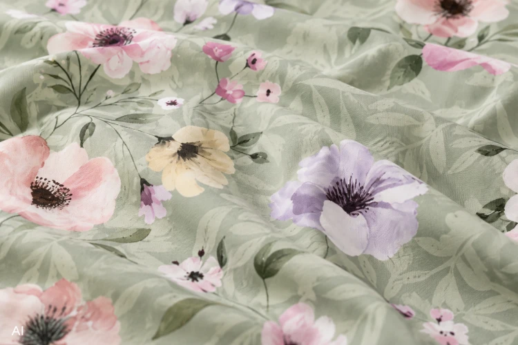 Pościel 140x200 + 2 Poszewki 100% Bawełna P1993 Harmony Collection Famitex