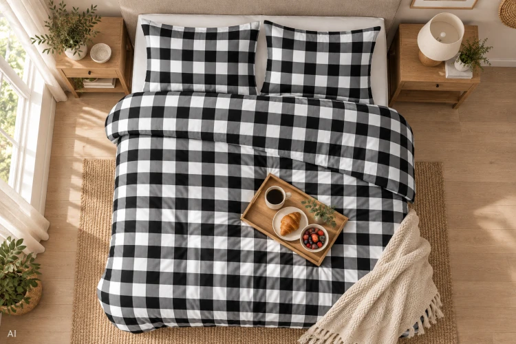 Pościel 140x200 + 2 Poszewki 100% Bawełna P2025 Harmony Collection Famitex