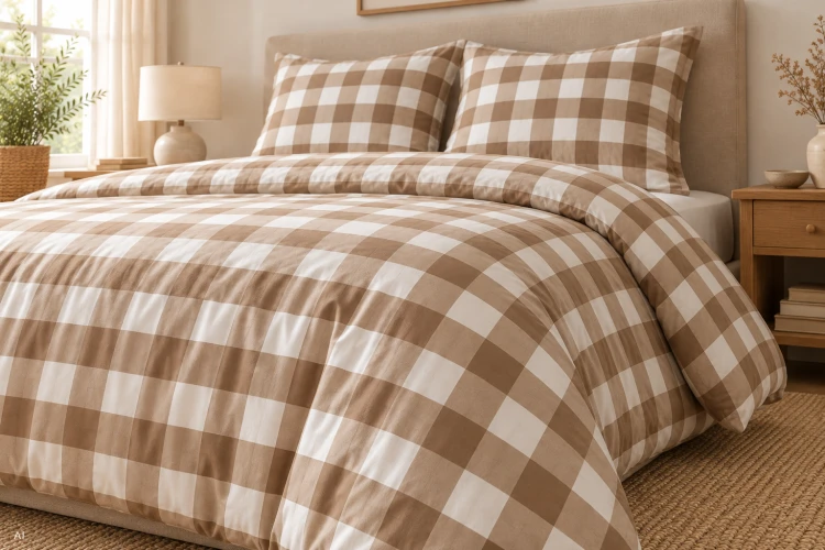 Pościel 140x200 + 2 Poszewki 100% Bawełna P2111 Harmony Collection Famitex