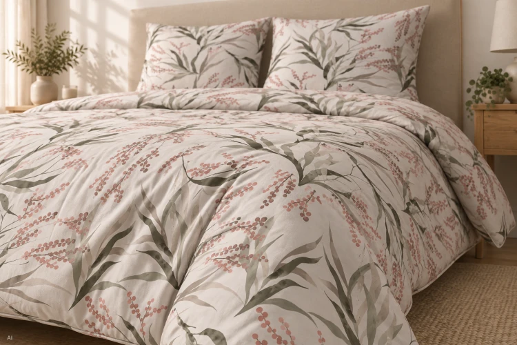 Pościel 150x200 + 2 Poszewki 50x60 100% Bawełna P1941 Harmony Collection Famitex
