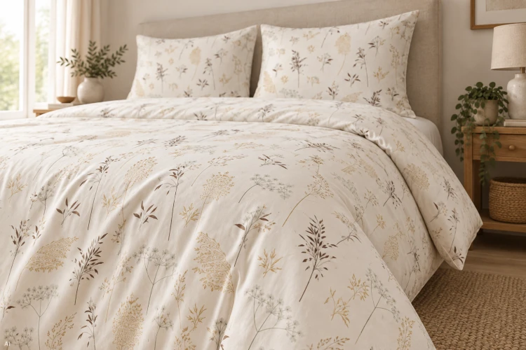 Pościel 150x200 + 2 Poszewki 50x60 100% Bawełna P1983 Harmony Collection Famitex