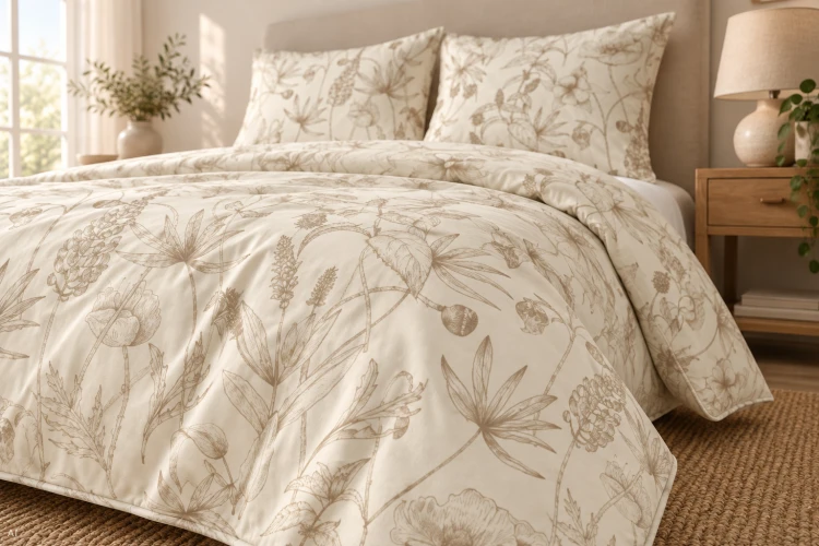 Pościel 150x200 + 2 Poszewki 50x60 100% Bawełna P1996 Harmony Collection Famitex
