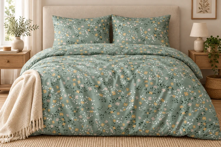 Pościel 150x200 + 2 Poszewki 50x60 100% Bawełna P2067 Harmony Collection Famitex