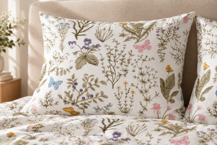 Pościel 150x200 + 2 Poszewki 50x60 100% Bawełna P2091 Harmony Collection Famitex