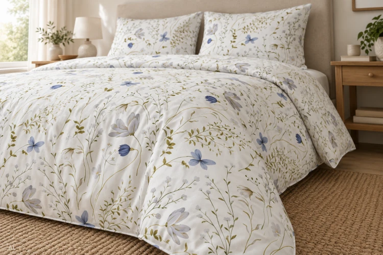 Pościel 150x200 + 2 Poszewki 50x60 100% Bawełna P2105 Harmony Collection Famitex