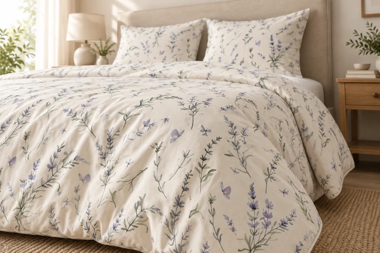 Pościel 150x200 + 2 Poszewki 50x60 100% Bawełna P2106 Harmony Collection Famitex
