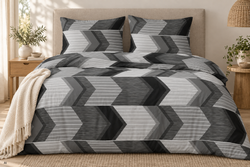 Pościel 160x200 + 2 Poszewki 100% Bawełna P1838 Harmony Collection Famitex
