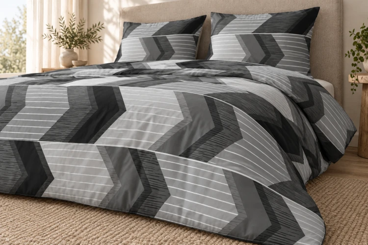 Pościel 160x200 + 2 Poszewki 100% Bawełna P1838 Harmony Collection Famitex