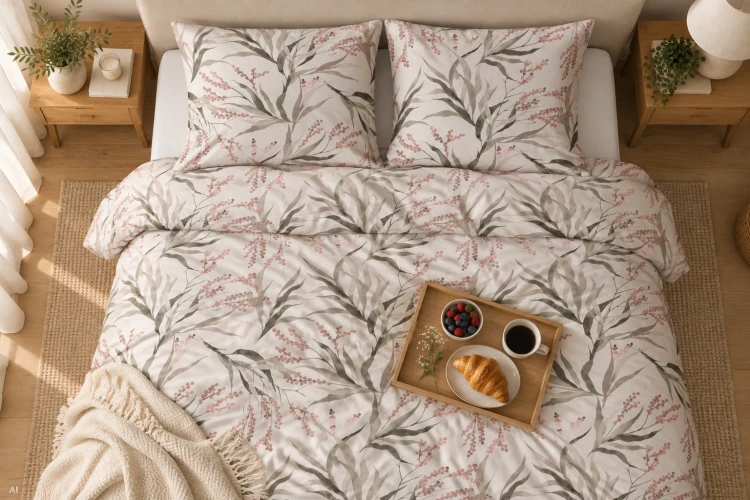 Pościel 160x200 + 2 Poszewki 100% Bawełna P1941 Harmony Collection Famitex