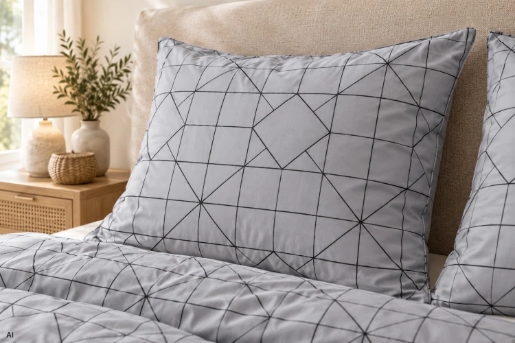 Pościel 160x200 + 2 Poszewki 100% Bawełna P2053 Harmony Collection Famitex