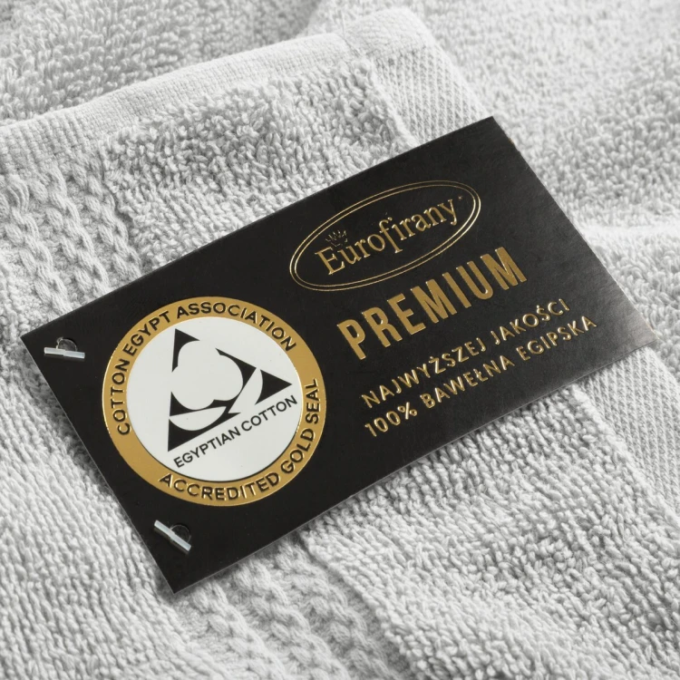 Ręcznik 30x50cm 610g Egipt Cotton Srebrny Eurofirany