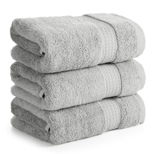 Ręcznik 50x90cm 610g Egipt Cotton Srebrny Eurofirany