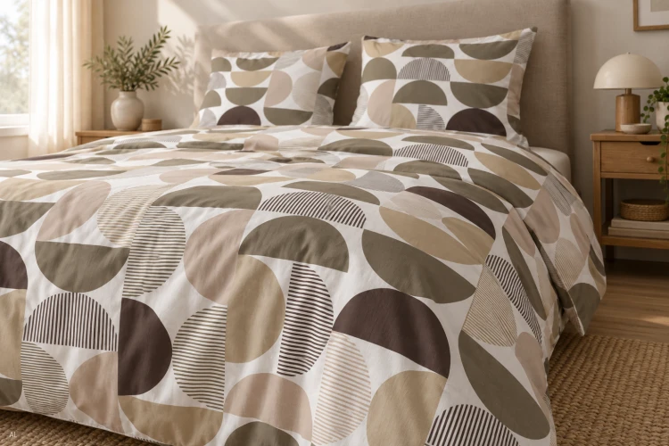 Pościel 160x200 + 2 Poszewki 50x70 100% Bawełna P1658 Harmony Collection Famitex