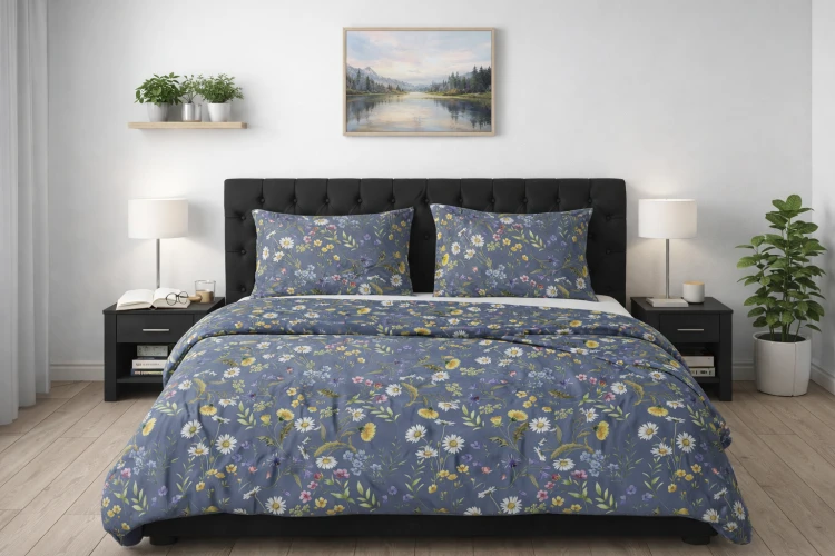 Pościel 160x200 + 2 Poszewki 50x70 100% Bawełna P2015 Harmony Collection Famitex