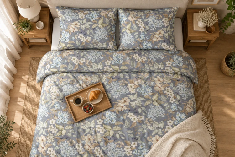 Pościel 160x200 + 2 Poszewki 50x70 100% Bawełna P2011 Harmony Collection Famitex
